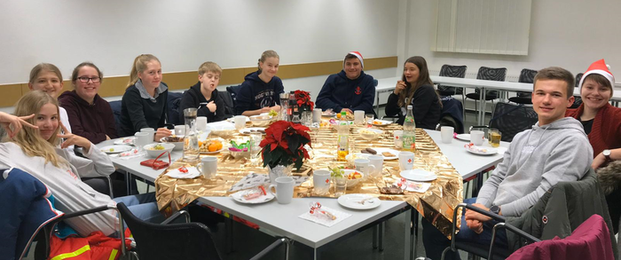 Weihnachtsfeier des Jugendrotkreuzes Viersen. Foto: JRK Viersen