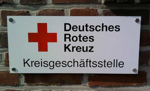 Schild an der Kreisgeschäftsstelle. Foto: Björn Wolters