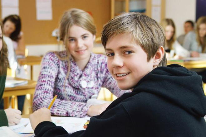 Schüler in einem JRK-Schulprojekt. Foto: Jugendrotkreuz