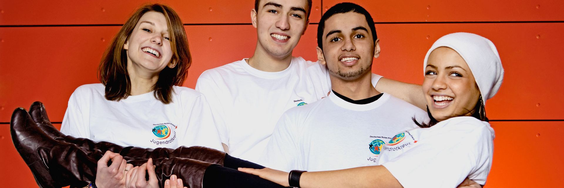 Vielfältige Mitglieder des Jugendrotkreuz. Foto: M. Andreya - DRK e.V.
