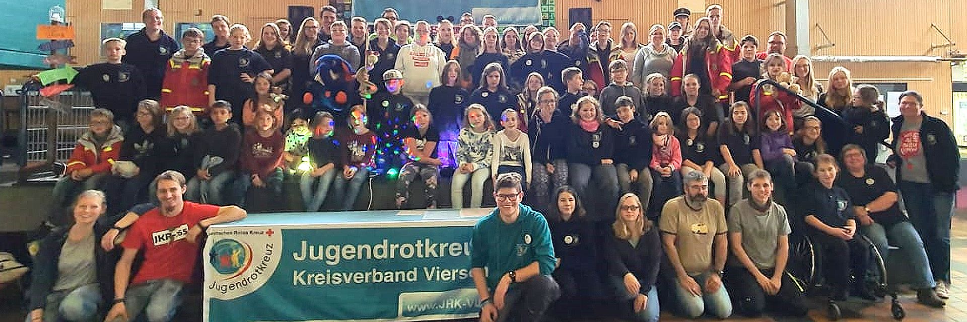Gruppenfoto vom Kreistreffen 2019. Foto: JRK Kreisverband Viersen